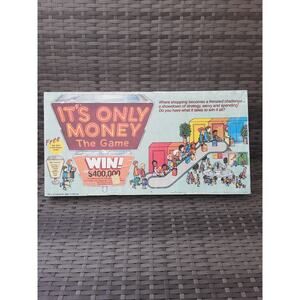 Vintage 1987 It’s Only Money The Game ESM Marketing Family Board Game Preowned